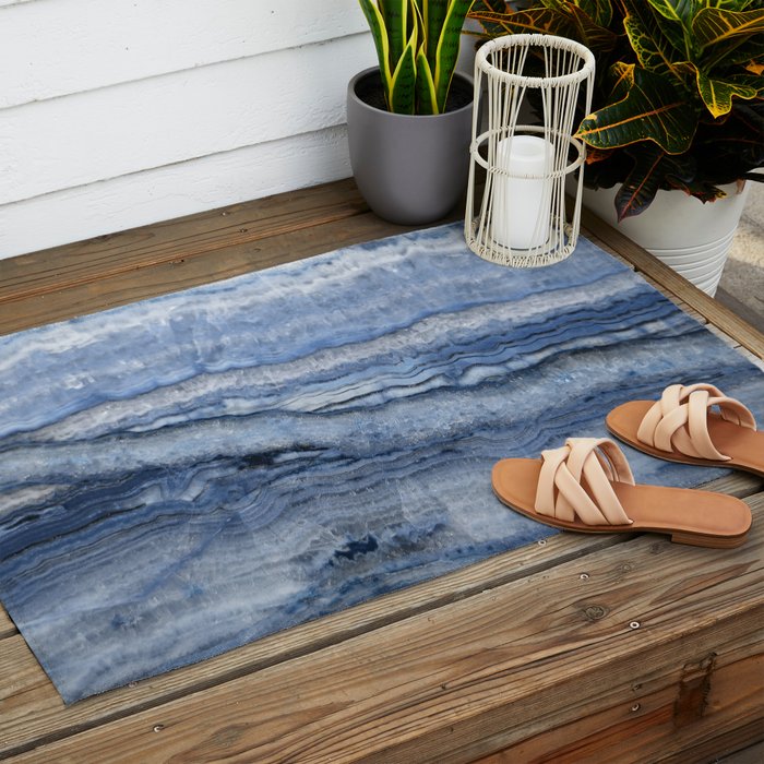 Mystic Stone Denim Outdoor Rug Gallery Image 2