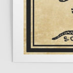 1776 "Join, or Die" Revolutionary War flag with 13 colonies, snake & no colors by Benjamin Franklin Poster Gallery Image 3