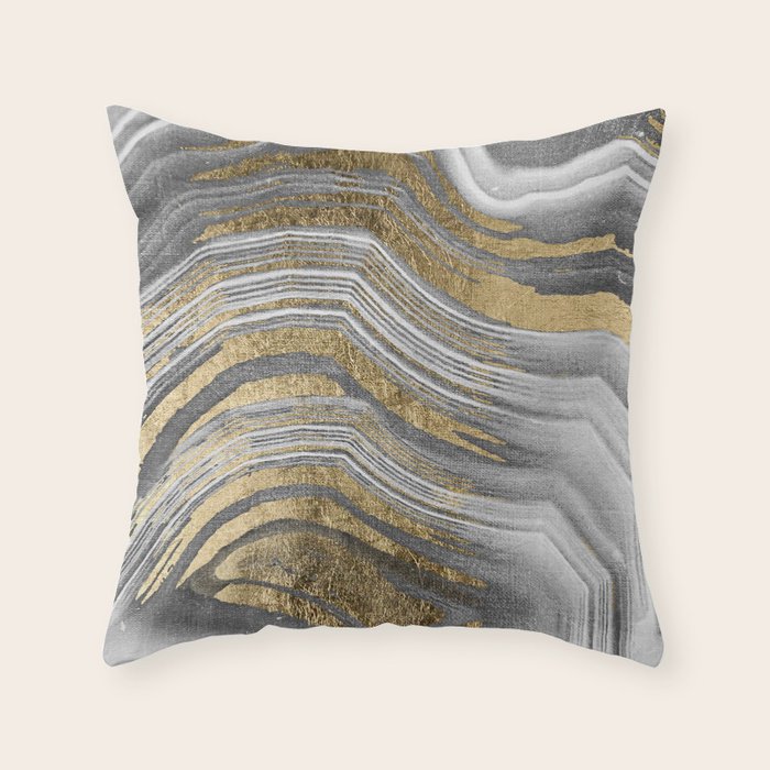 Abstract paint modern Throw Pillow Gallery Image 6