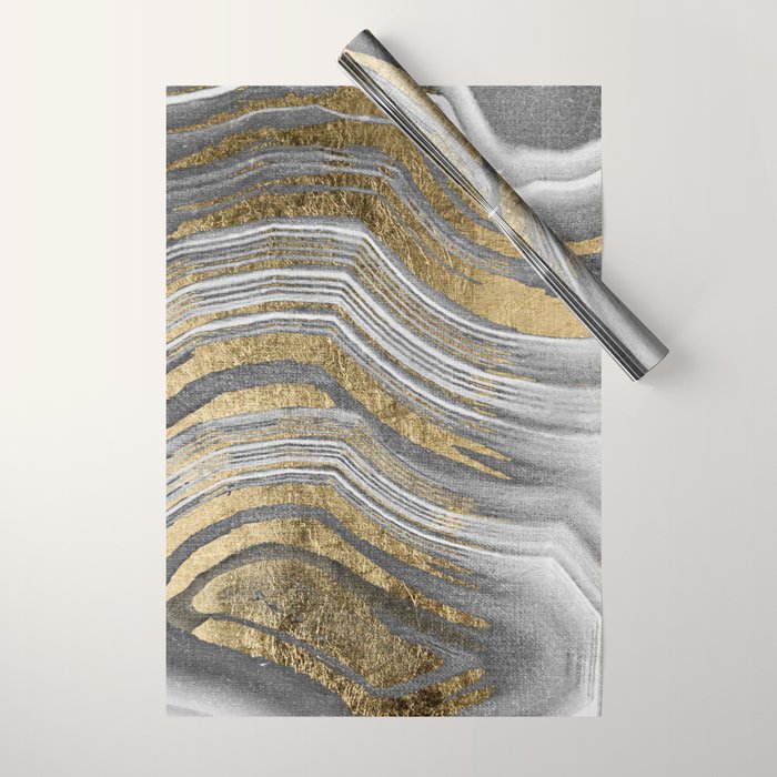 Abstract paint modern Wrapping Paper Gallery Image 1