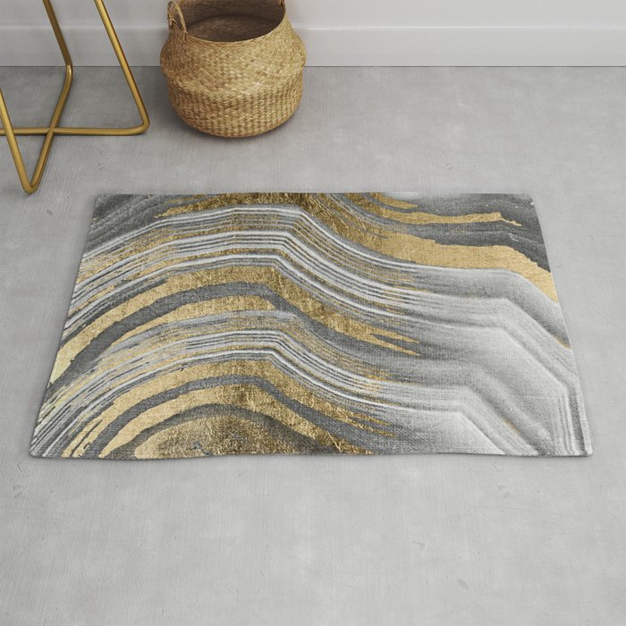 Abstract paint modern Rug Gallery Image 1