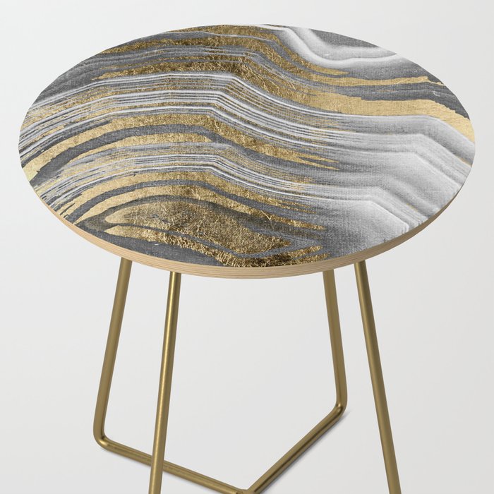 Abstract paint modern Side Table Gallery Image 2
