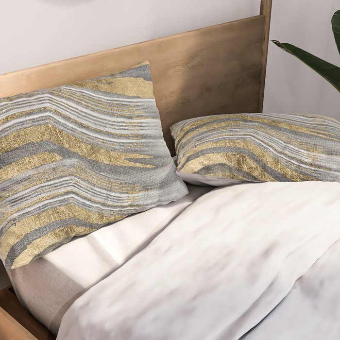 Abstract paint modern Pillow Sham Gallery Image 2