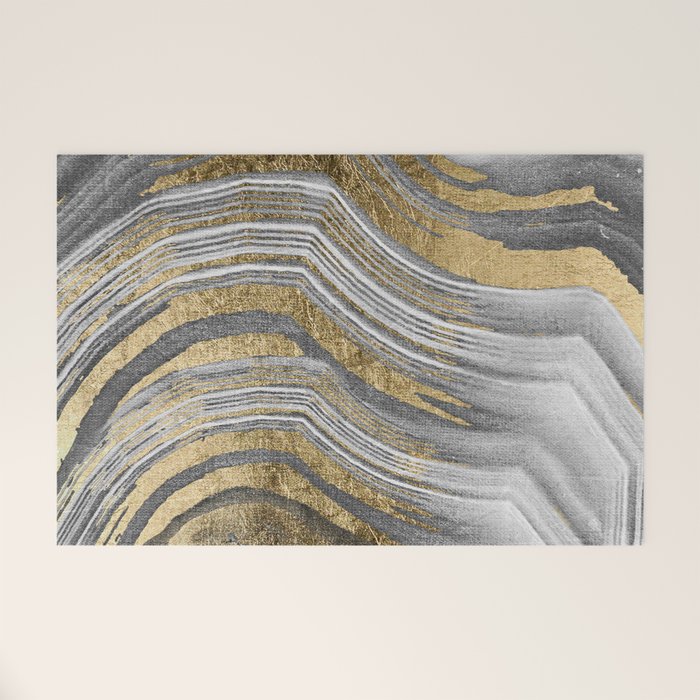 Abstract paint modern Welcome Mat Gallery Image 1