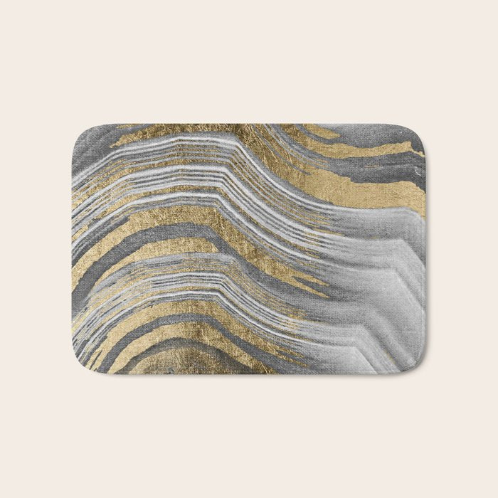 Abstract paint modern Bath Mat Gallery Image 1