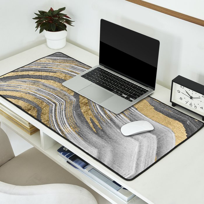 Abstract paint modern Desk Mat Gallery Image 2