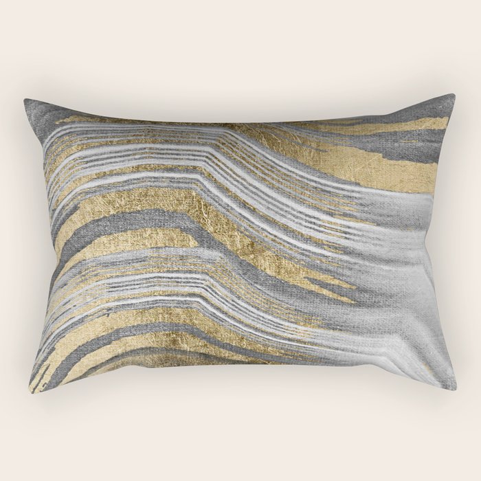 Abstract paint modern Rectangular Pillow Gallery Image 1