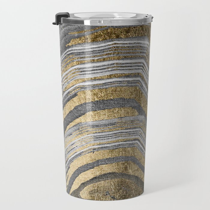 Abstract paint modern Travel Mug Gallery Image 3