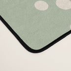 Playful Daisies | 01 - Lilac And Pastel Green Desk Mat Gallery Image 4