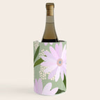 Playful Daisies | 01 - Lilac And Pastel Green Wine Chiller Gallery Image 3