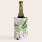 Playful Daisies | 01 - Lilac And Pastel Green Wine Chiller Gallery Image 1