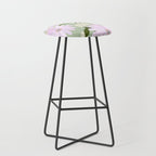 Playful Daisies | 01 - Lilac And Pastel Green Stool Gallery Image 1