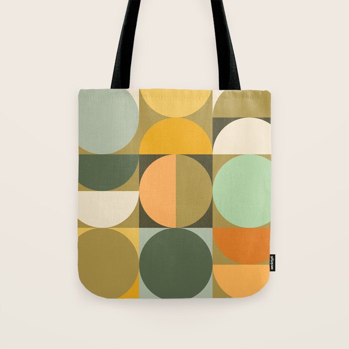 Modern Geometric 91A Tote Bag Gallery Image 1
