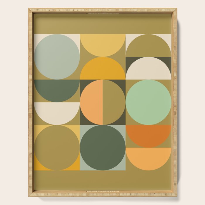 Modern Geometric 91A Serving Tray Gallery Image 1