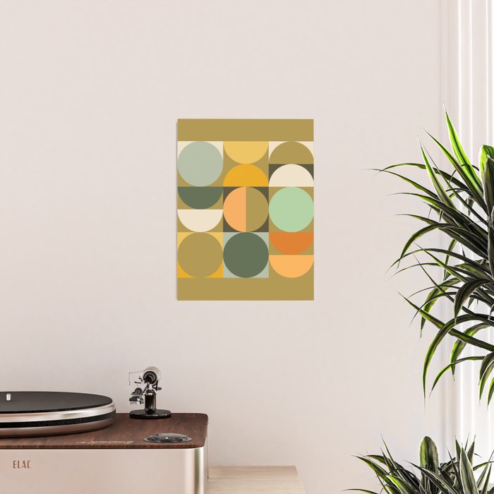 Modern Geometric 91A Poster Gallery Image 2