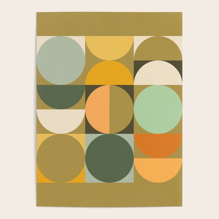 Modern Geometric 91A Poster Gallery Image 4