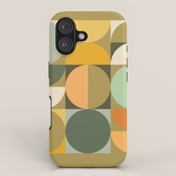 Modern Geometric 91A iPhone Case Gallery Image 1