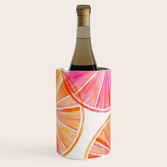 Summer Citrus Party Watercolor Wine Chiller Gallery Image 1