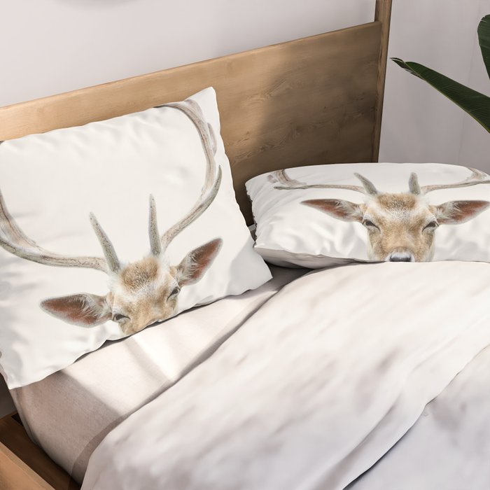Deer Head Pillow Sham Gallery Image 2