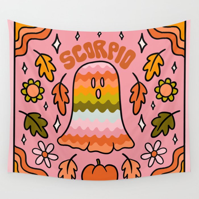 Scorpio Ghost Wall Tapestry Gallery Image 4