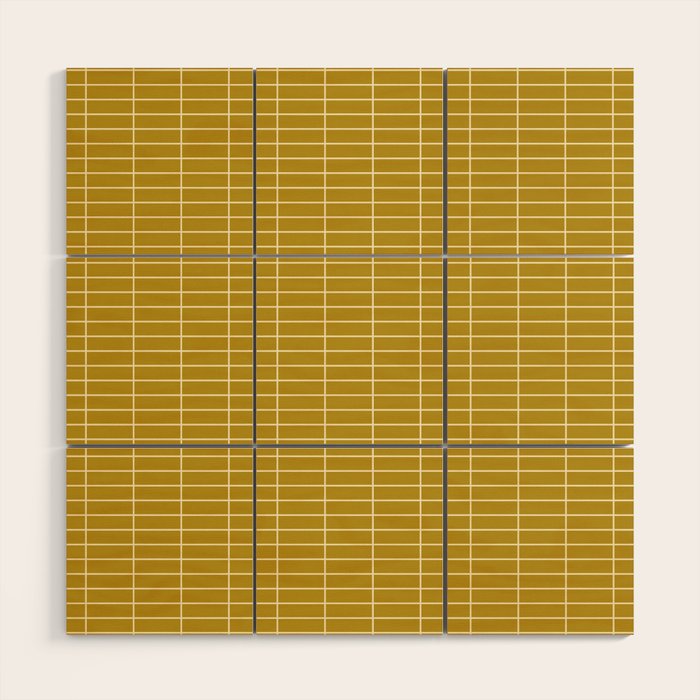 Grid Pattern XXIII Wood Wall Art Gallery Image 1