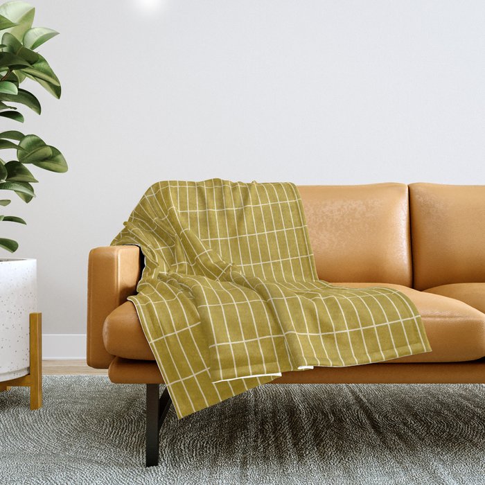 Grid Pattern XXIII Throw Blanket Gallery Image 1