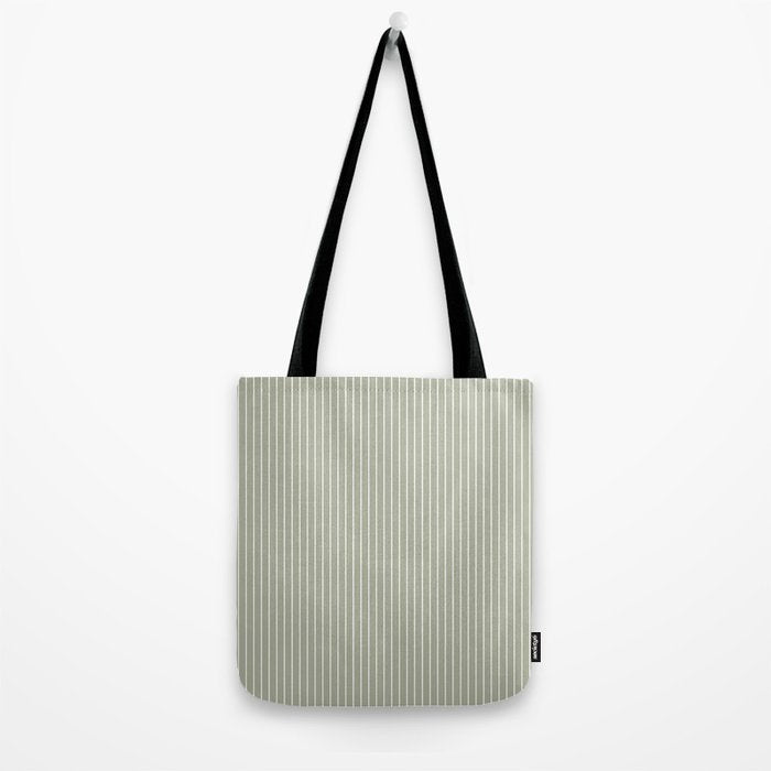 Lines #6 (Sage Green) Tote Bag Gallery Image 2