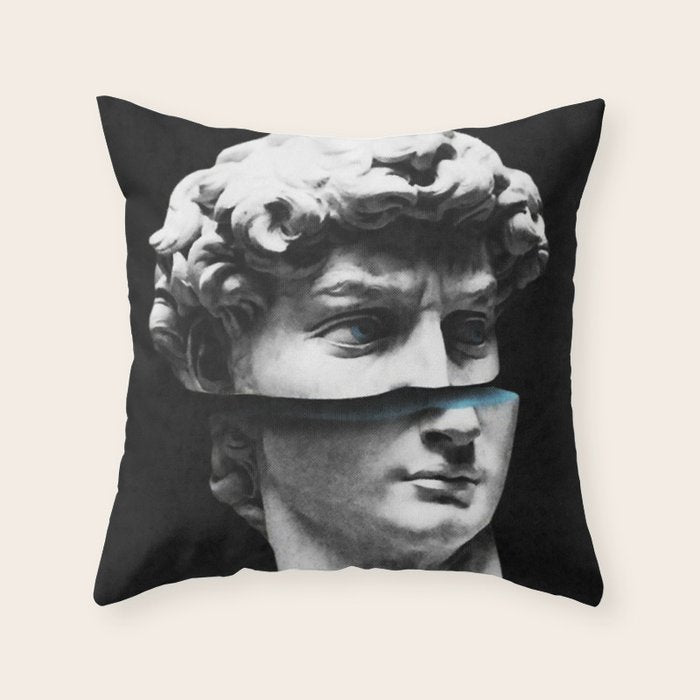 Deconstructed David Throw Pillow