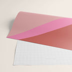 Colorful Geometric Abstract in Pink, Mustard, and Green Wrapping Paper Gallery Image 2