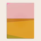 Colorful Geometric Abstract in Pink, Mustard, and Green Notebook Gallery Image 4
