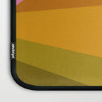 Colorful Geometric Abstract in Pink, Mustard, and Green Laptop Sleeve Gallery Image 3