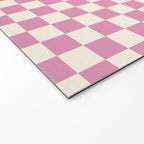 Checked - Bubblegum Welcome Mat Gallery Image 2