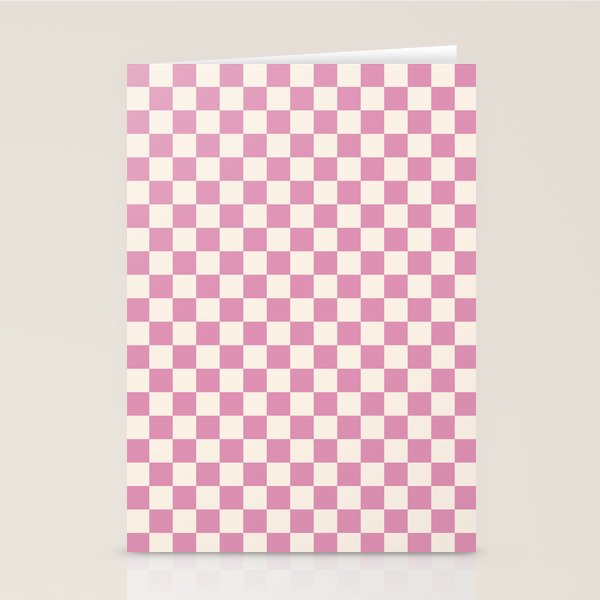 Checked - Bubblegum Stationery Card Gallery Image 2