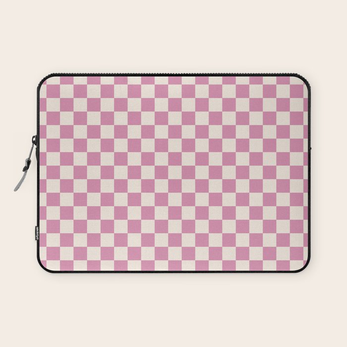 Checked - Bubblegum Laptop Sleeve Gallery Image 1