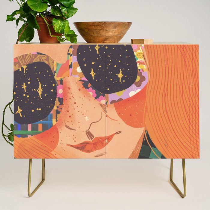 Ginger hair girl Credenza Gallery Image 1