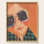Ginger hair girl Serving Tray Gallery Image 1