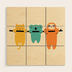 Hang In There Wood Wall Art Gallery Image 1