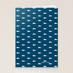 Tiny Submarines - Navy Blue Stationery Card Gallery Image 2