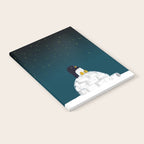Star gazing - Penguin's dream of flying Notebook Gallery Image 2
