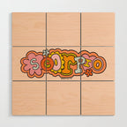 Scorpio Doodle Letters Wood Wall Art Gallery Image 1