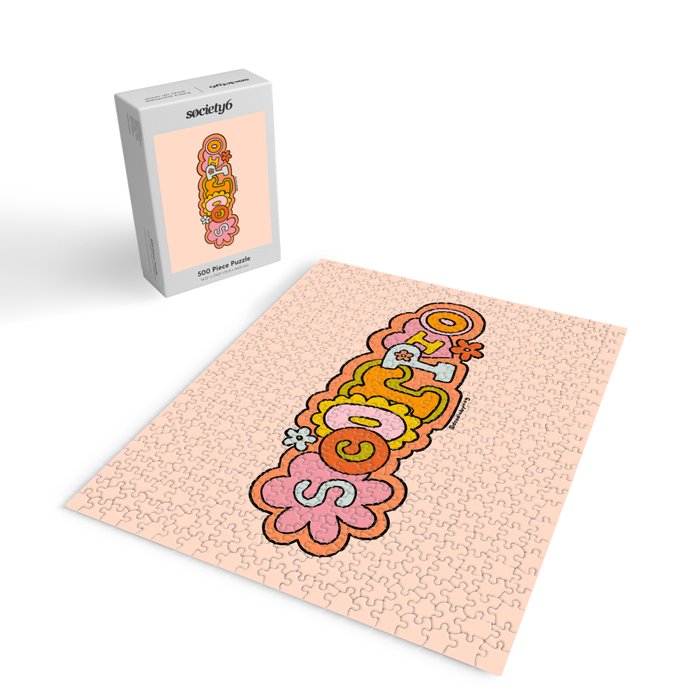 Scorpio Doodle Letters Jigsaw Puzzle Gallery Image 2