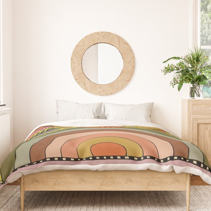 Rainbow In The Fernbed II Duvet Cover Gallery Image 3