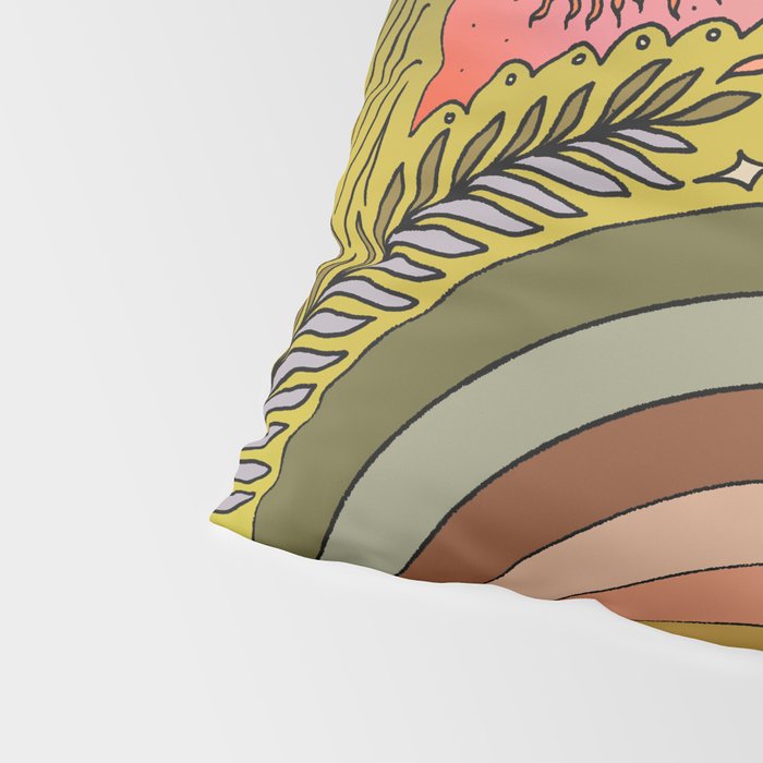 Rainbow In The Fernbed II Pillow Sham Gallery Image 4