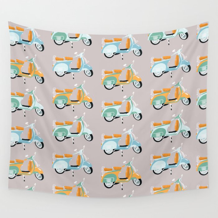 Vespa Wall Tapestry Gallery Image 4