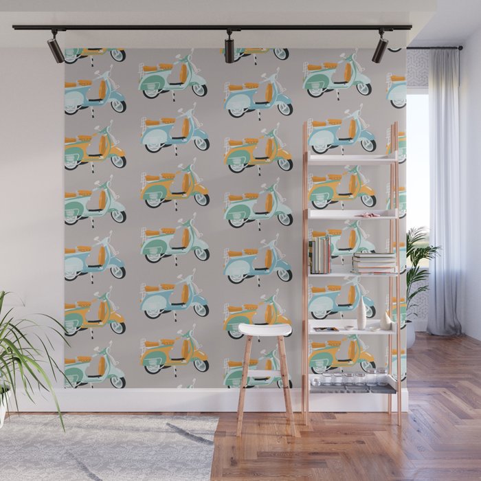 Vespa Wall Mural Gallery Image 1