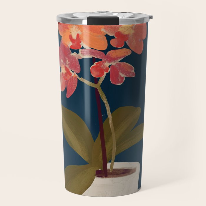 Orchid Travel Mug Gallery Image 1