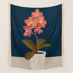 Orchid Wall Tapestry Gallery Image 4