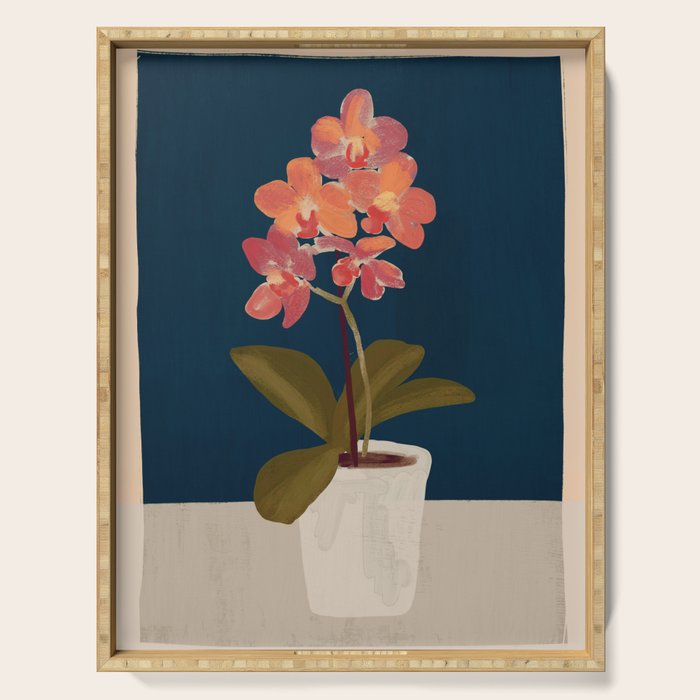 Orchid Serving Tray Gallery Image 1