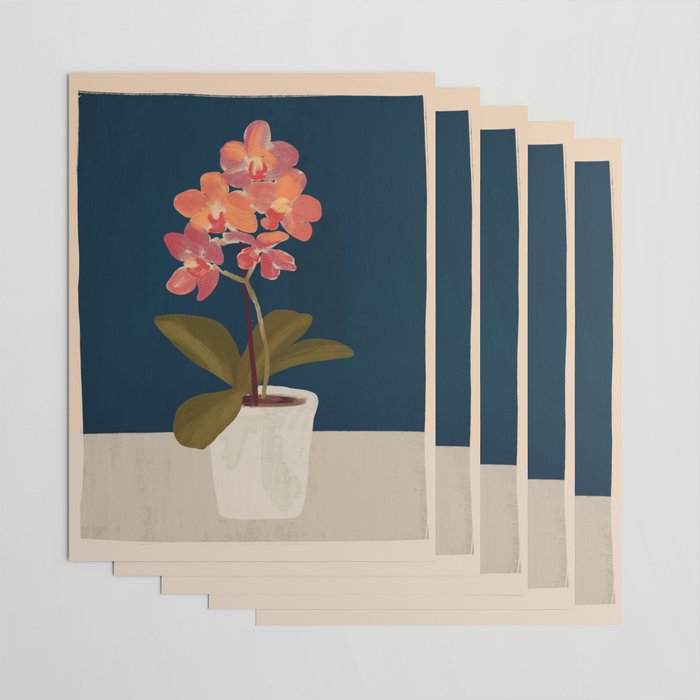 Orchid Wrapping Paper Gallery Image 3