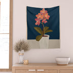 Orchid Wall Tapestry Gallery Image 2
